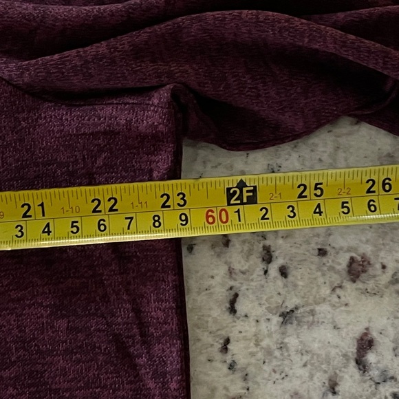 Tailorbyrd Sport Golf Size Large Burgundy 1/4 Zip Pullover Shirt Front Pocket - Picture 7 of 8